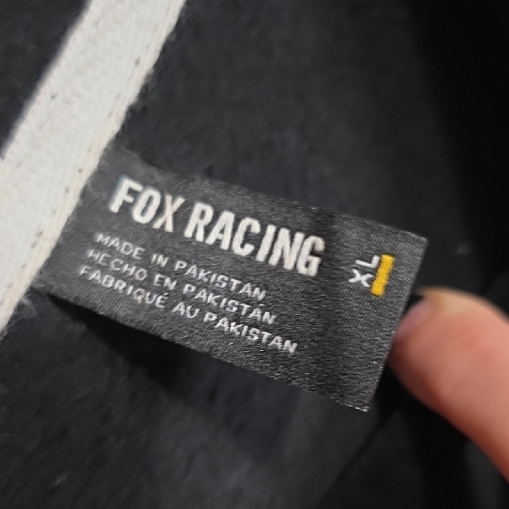 Fox Racing Moto-X USA Pullover Hoodie Black Graphic Sweatshirt Mens XL - Picture 2 of 2
